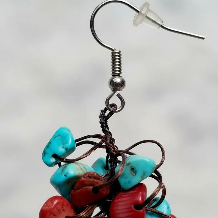 Aros Lovina color turquesa