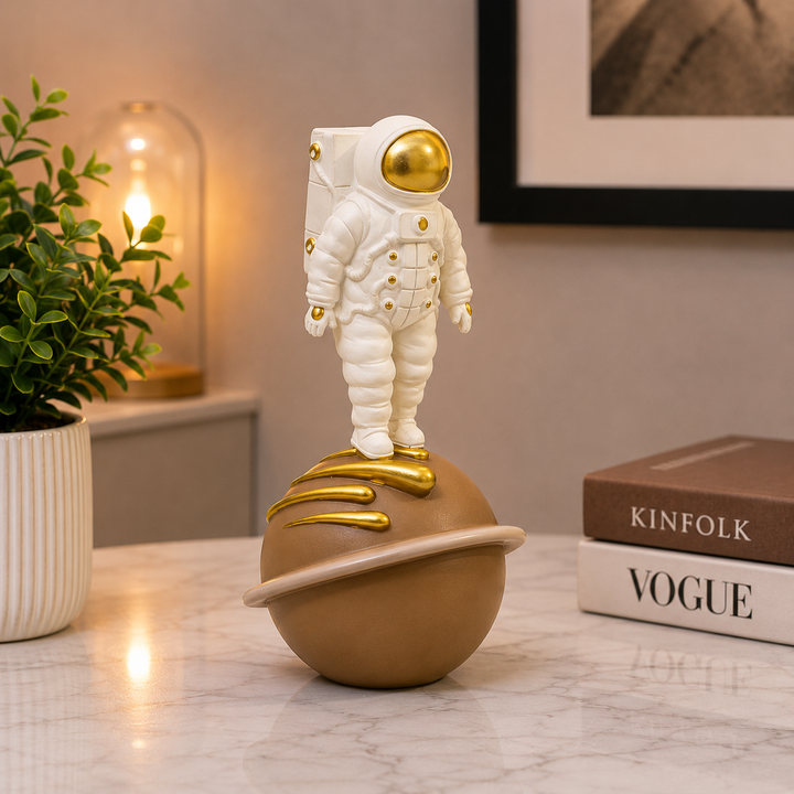 Astronauta Camina En Luna