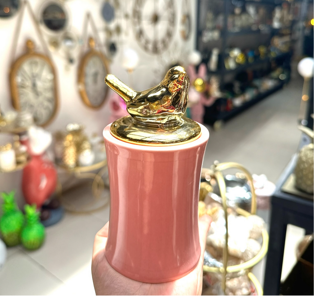Contenedor Pajarito Rosa