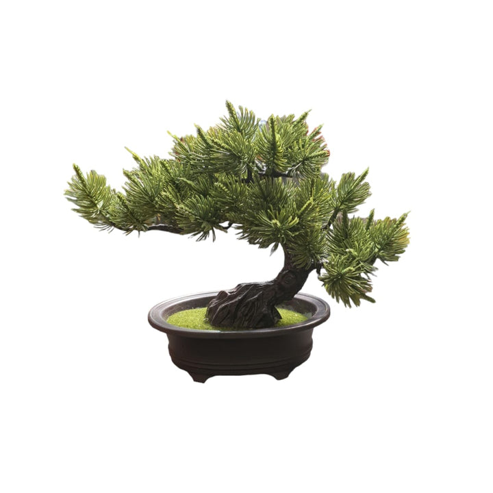 Bonsai Artificial maceta café s