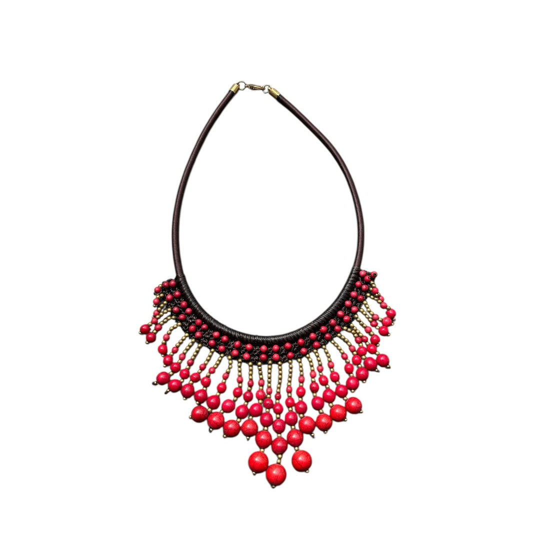 Collar Coralia color coral