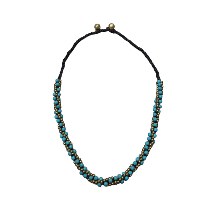 Collar Ibiza color turquesa