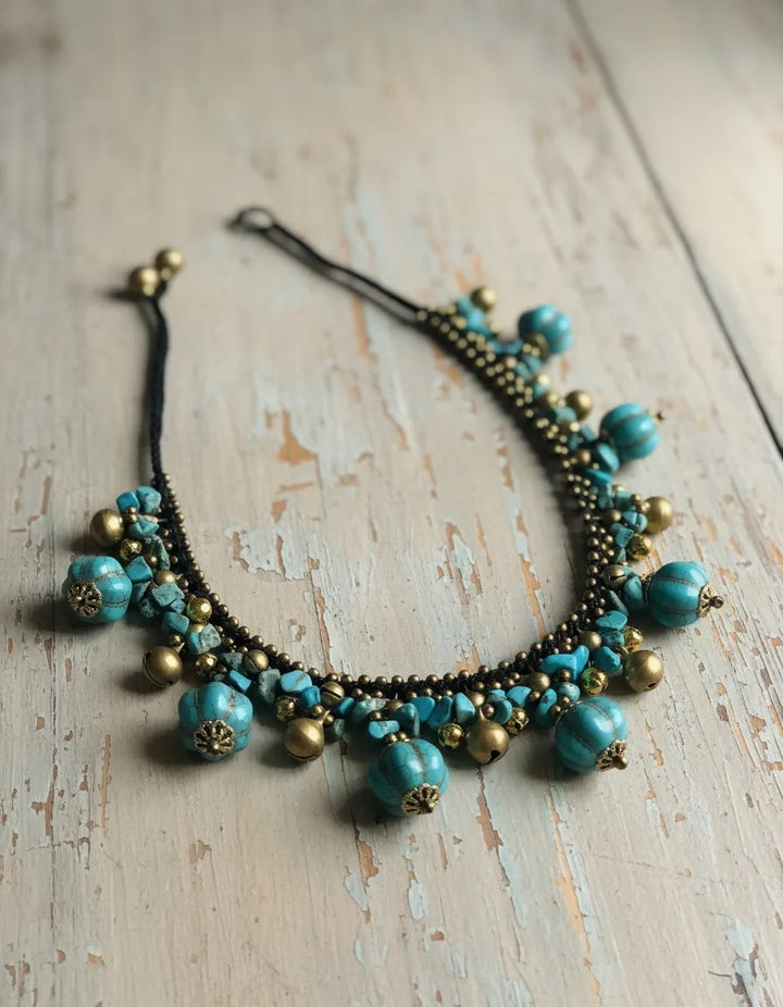 Collar Karon color Turquesa