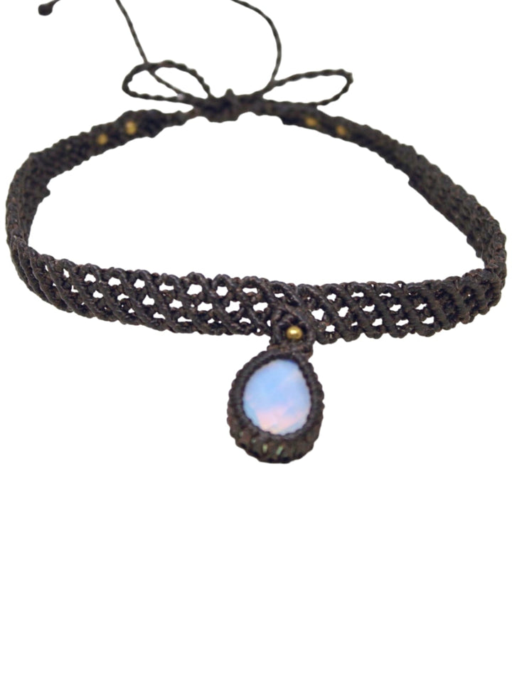 Collar Macramé Tejido