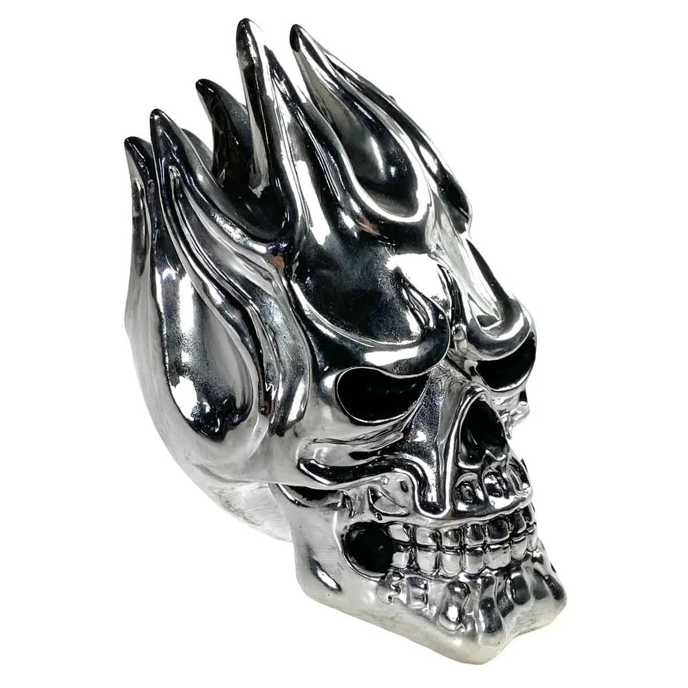 Calavera Fuego color Plateado