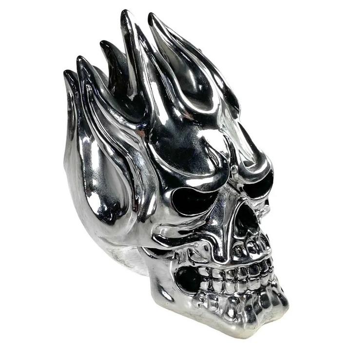 Calavera Fuego color Plateado