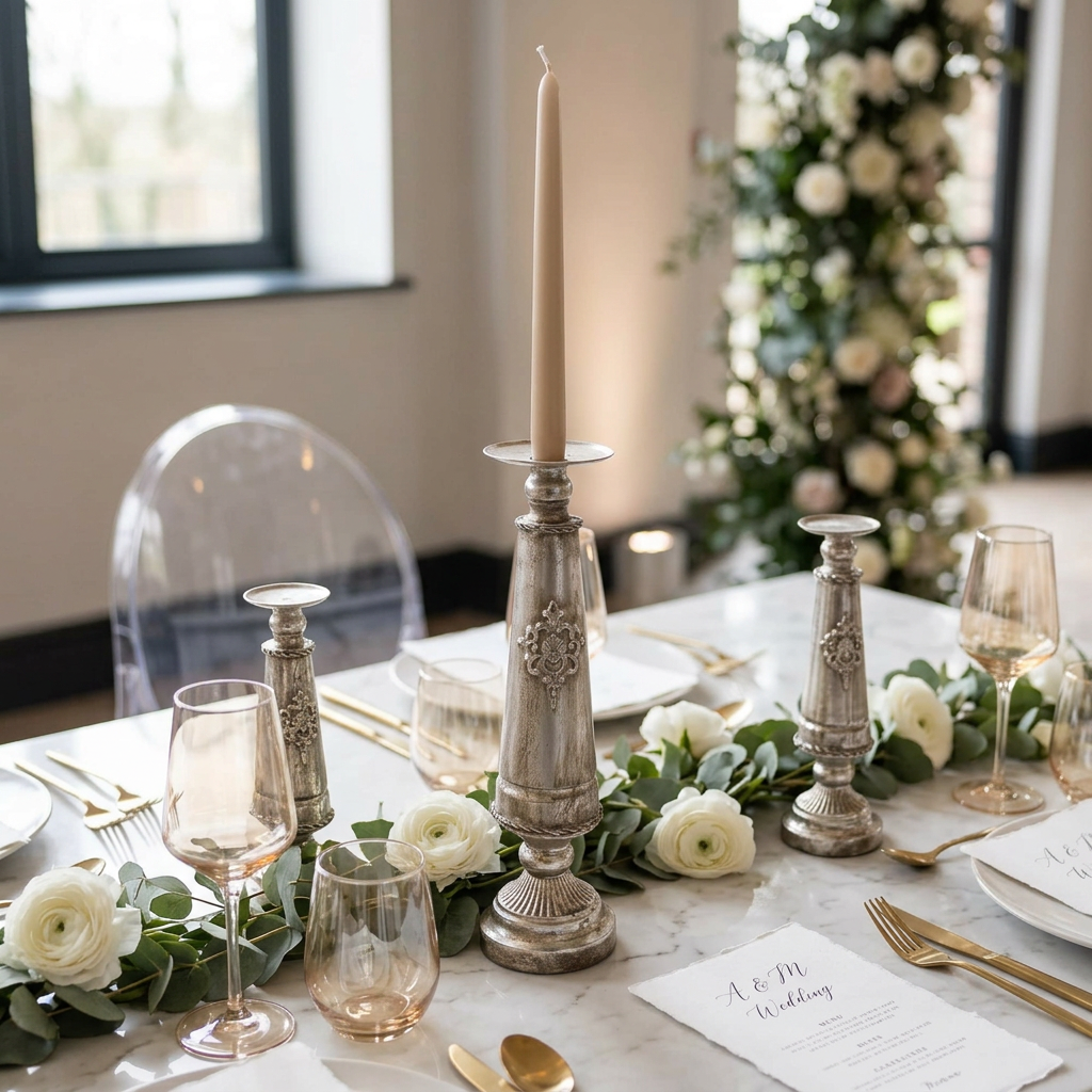 Candelabro 7190 plateado