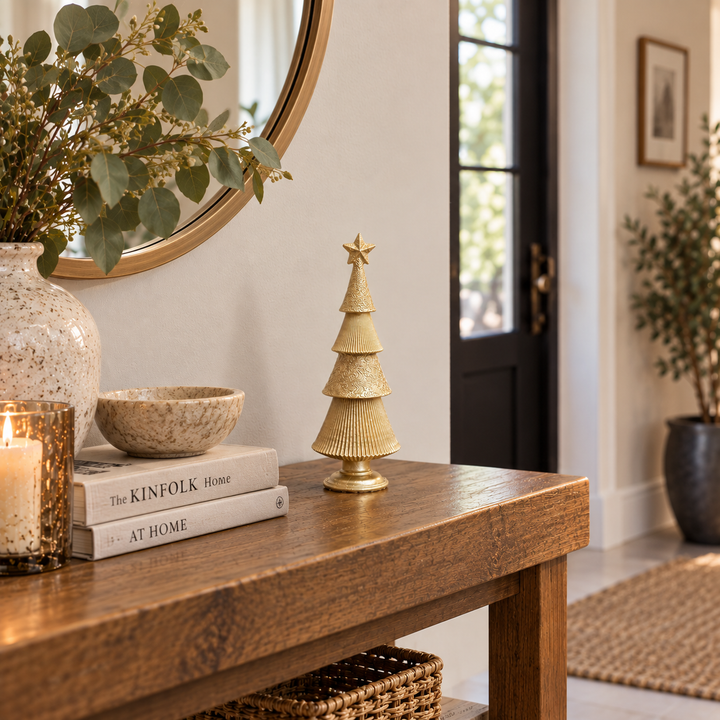 Arbol de Navidad  con estrella Dorado
