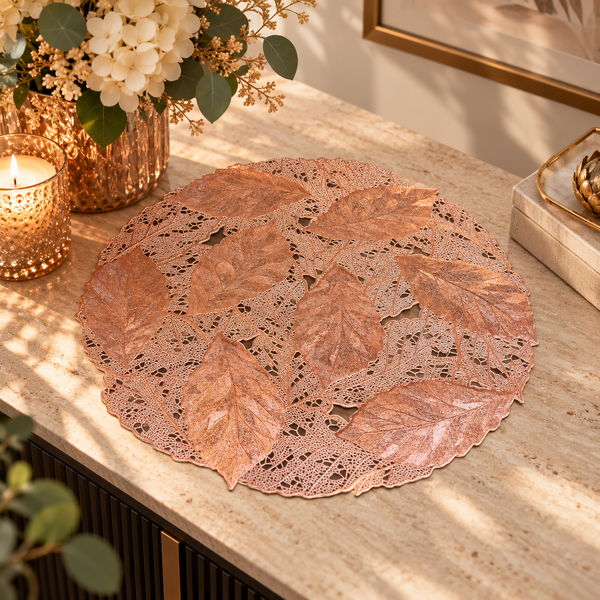 Individual Decorativo hojas