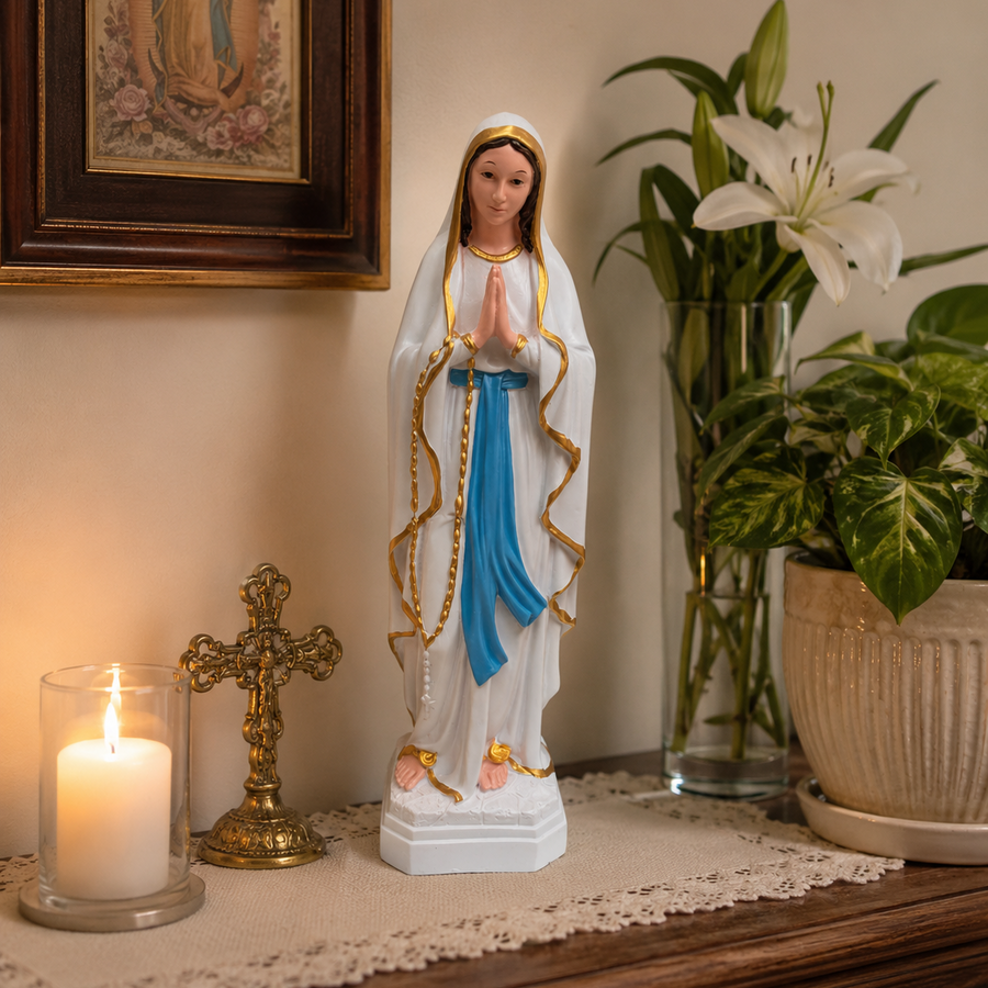 Adorno Virgen de Lourdes
