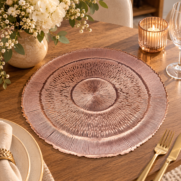 Set de 2 individuales color cobre
