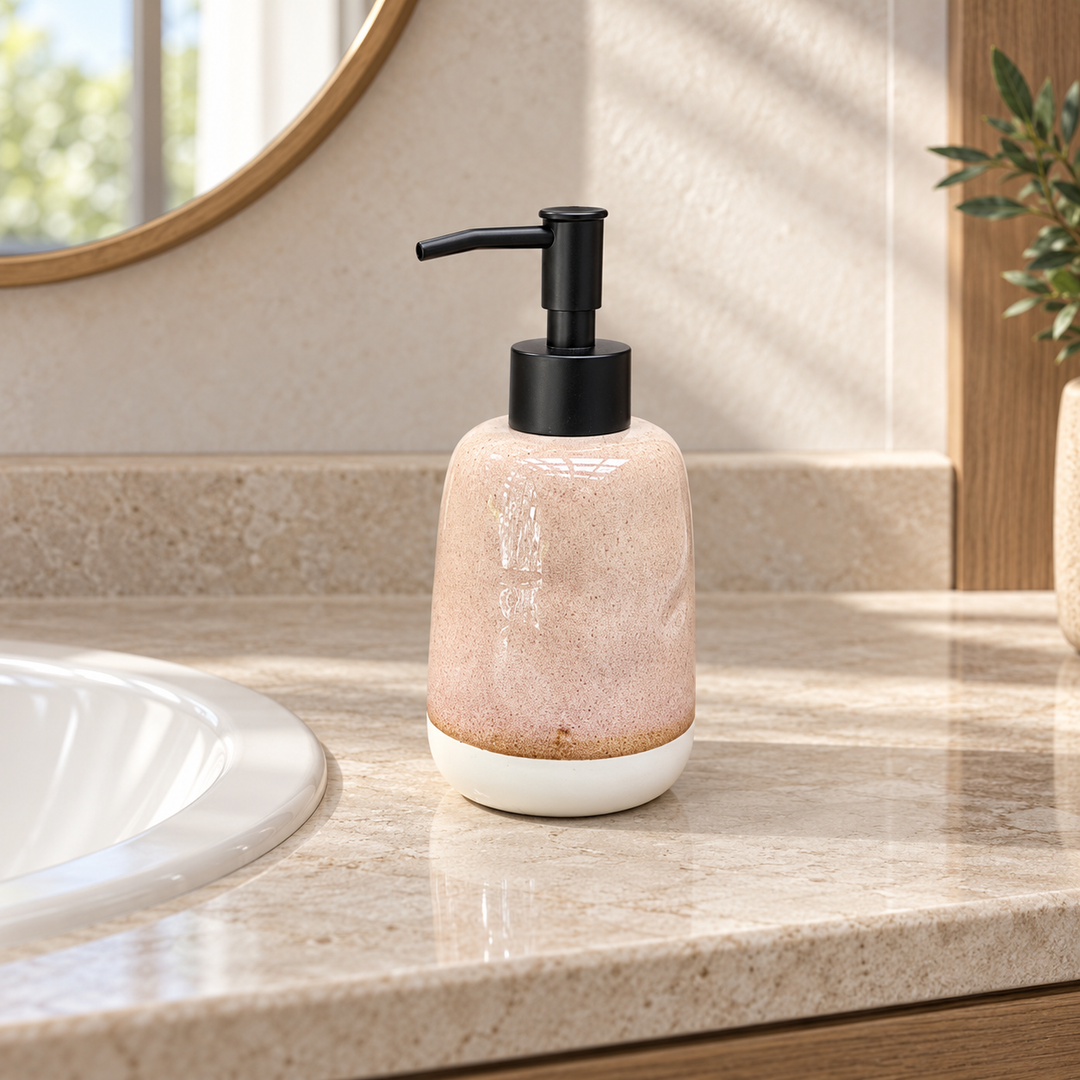 Accesorios de baño beige Dispensador