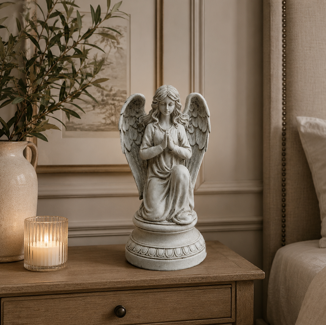 Adorno Angel arrodillado CASONA DECO