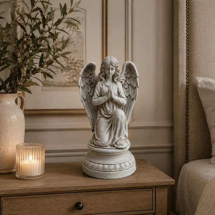 Adorno Angel arrodillado CASONA DECO