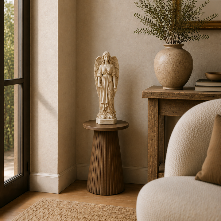 Adorno Angel con rosas CASONA DECO