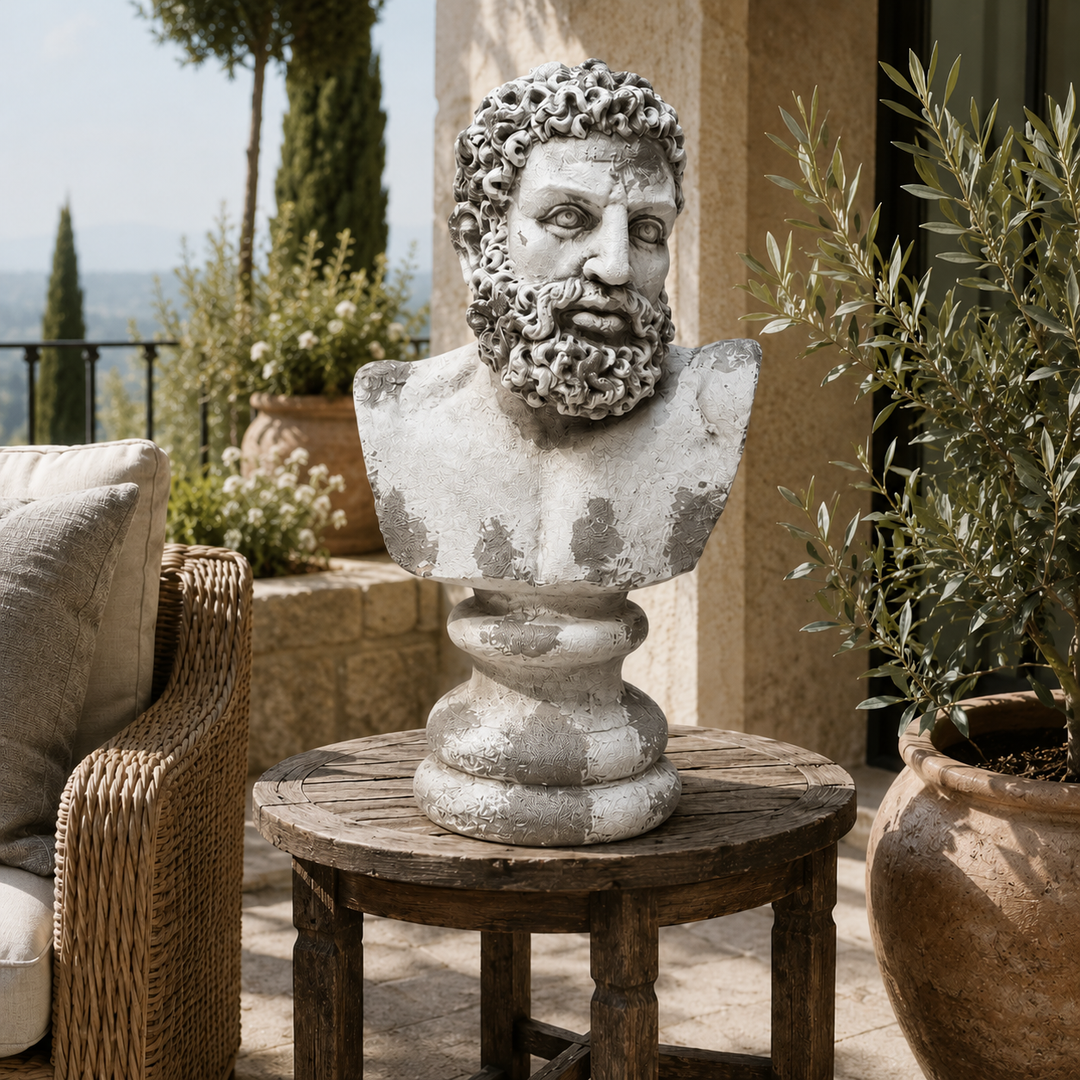 Adorno Busto Clasico Hercules CASONA DECO