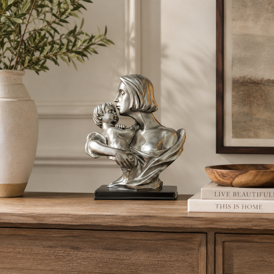 Adorno Busto Madre e hijo CASONA DECO decoración 