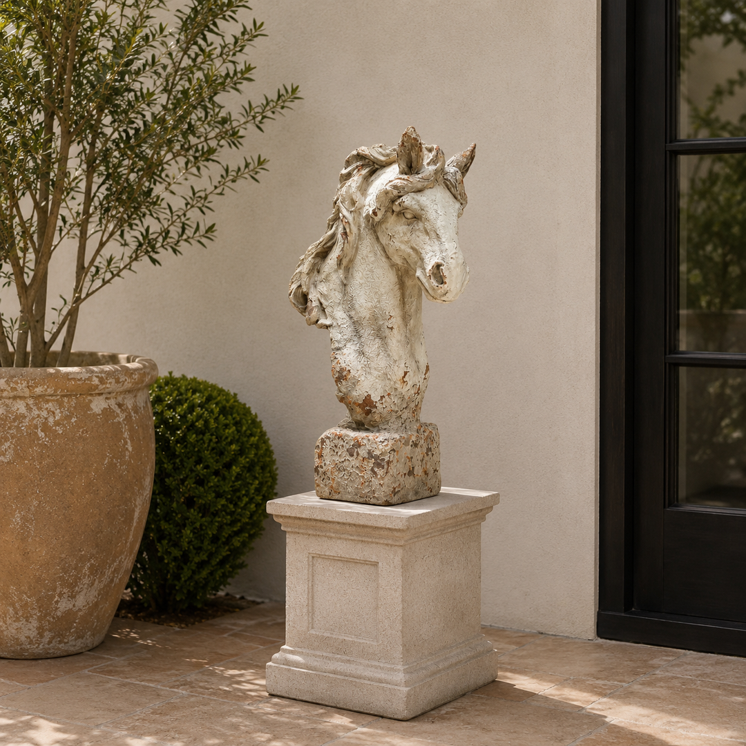 Adorno Caballo XL beige CASONA DECO decoración 