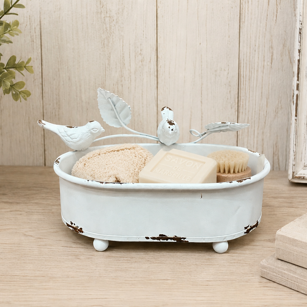 Adorno Decorativo Vintage con Pájaros