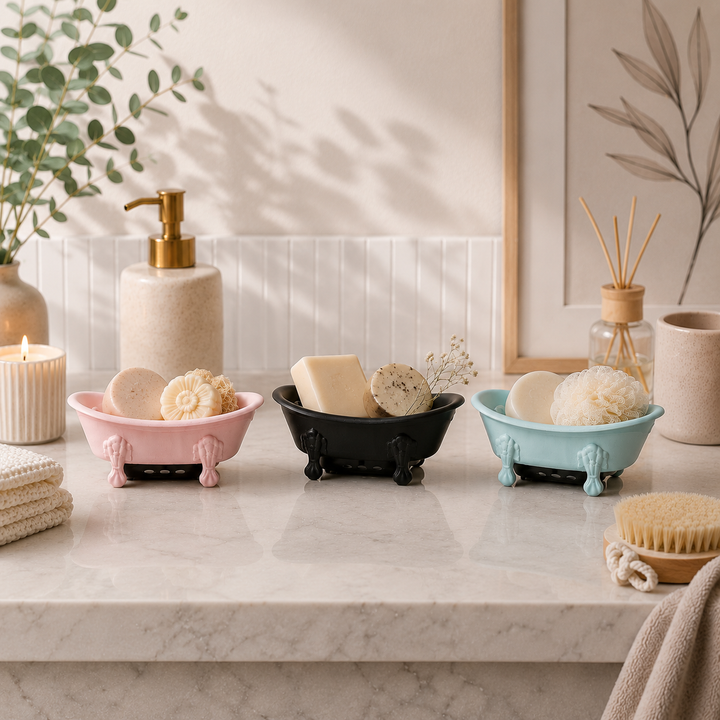 Adorno Jabonera forma de tina CASONA DECO