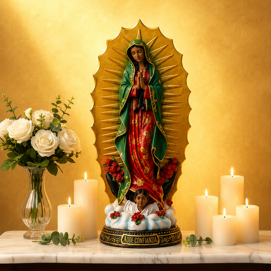 Adorno Virgen de la Guadalupe CASONA DECO