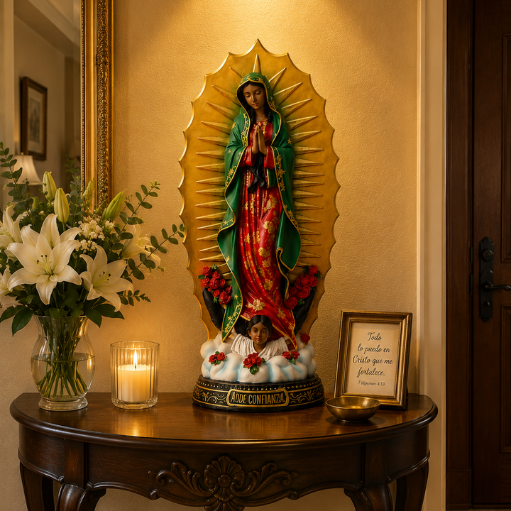 Adorno Virgen de la Guadalupe CASONA DECO