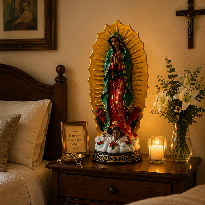 Adorno Virgen de la Guadalupe CASONA DECO