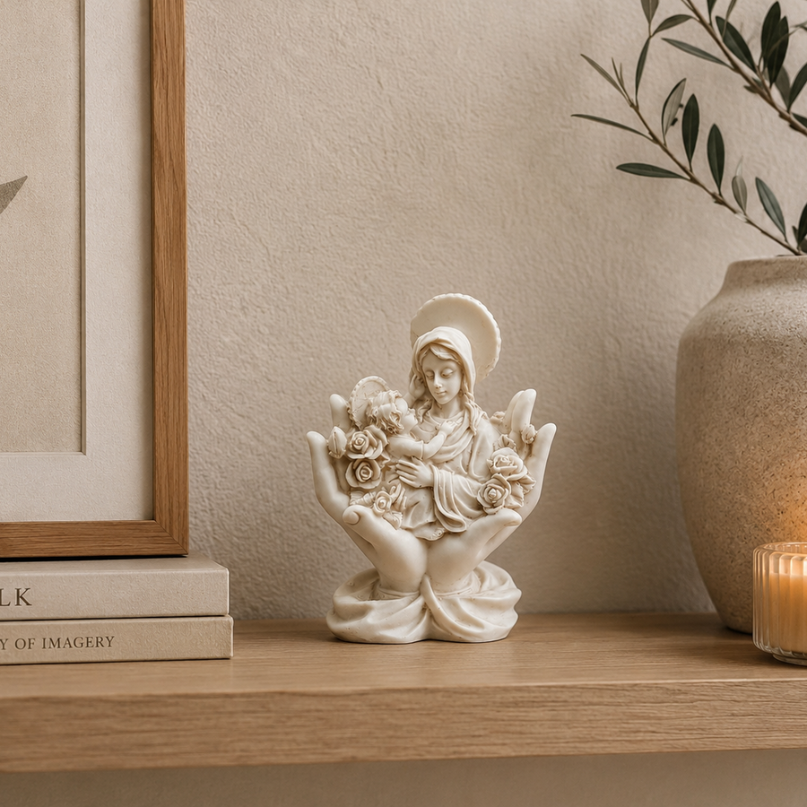 Adorno Virgen protectora CASONA DECO 