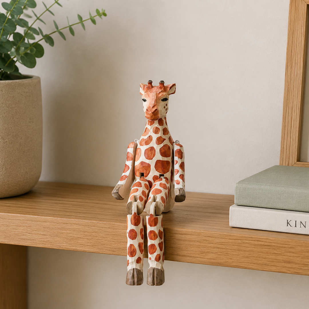 Adorno animales de madera  - Buho CASONA DECO