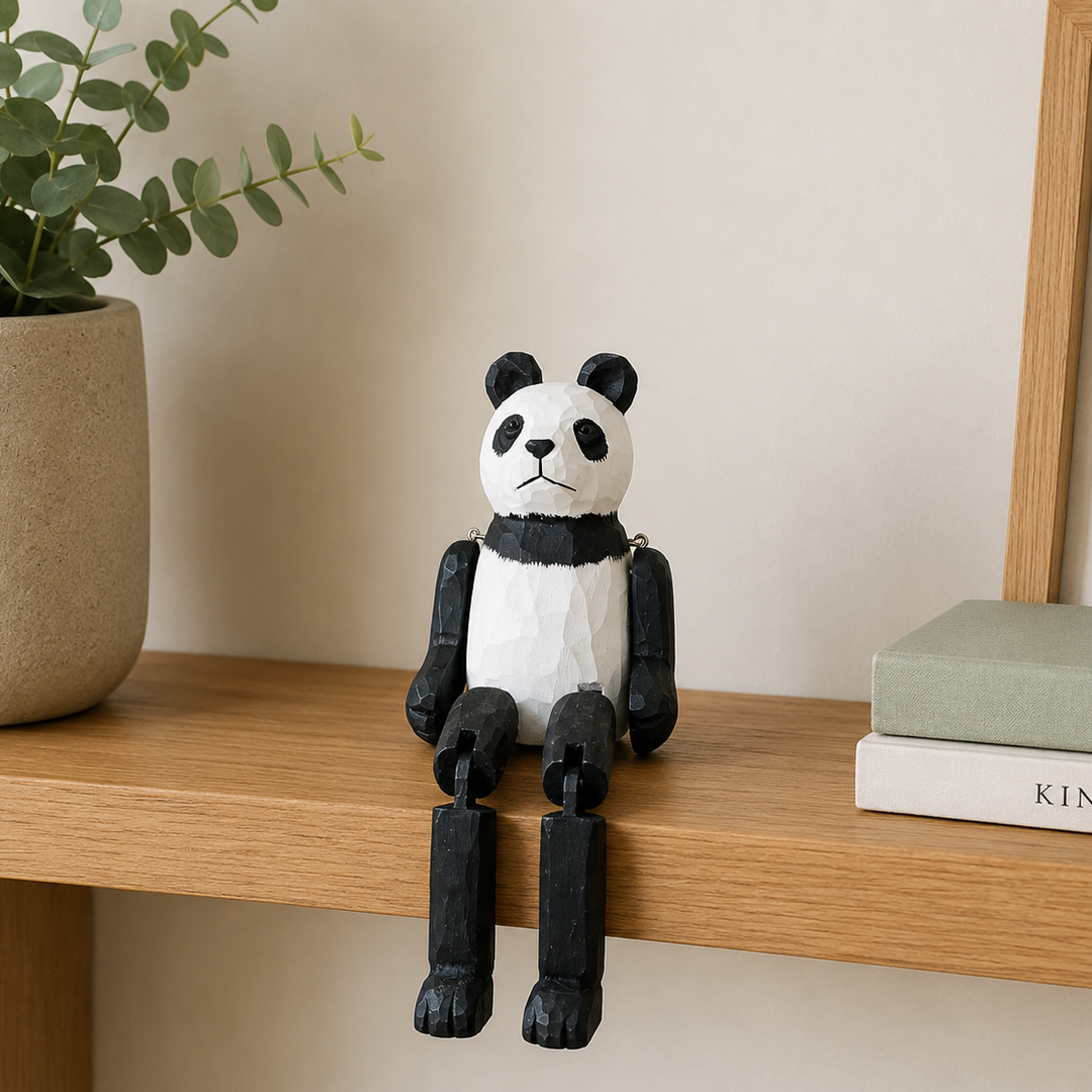 Adorno animales de madera  - Buho CASONA DECO