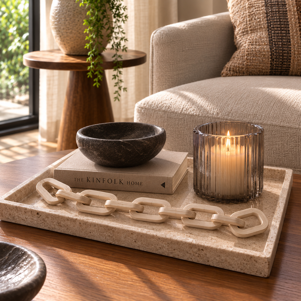 Adorno cadena beige 9 eslabones CASONA DECO 
