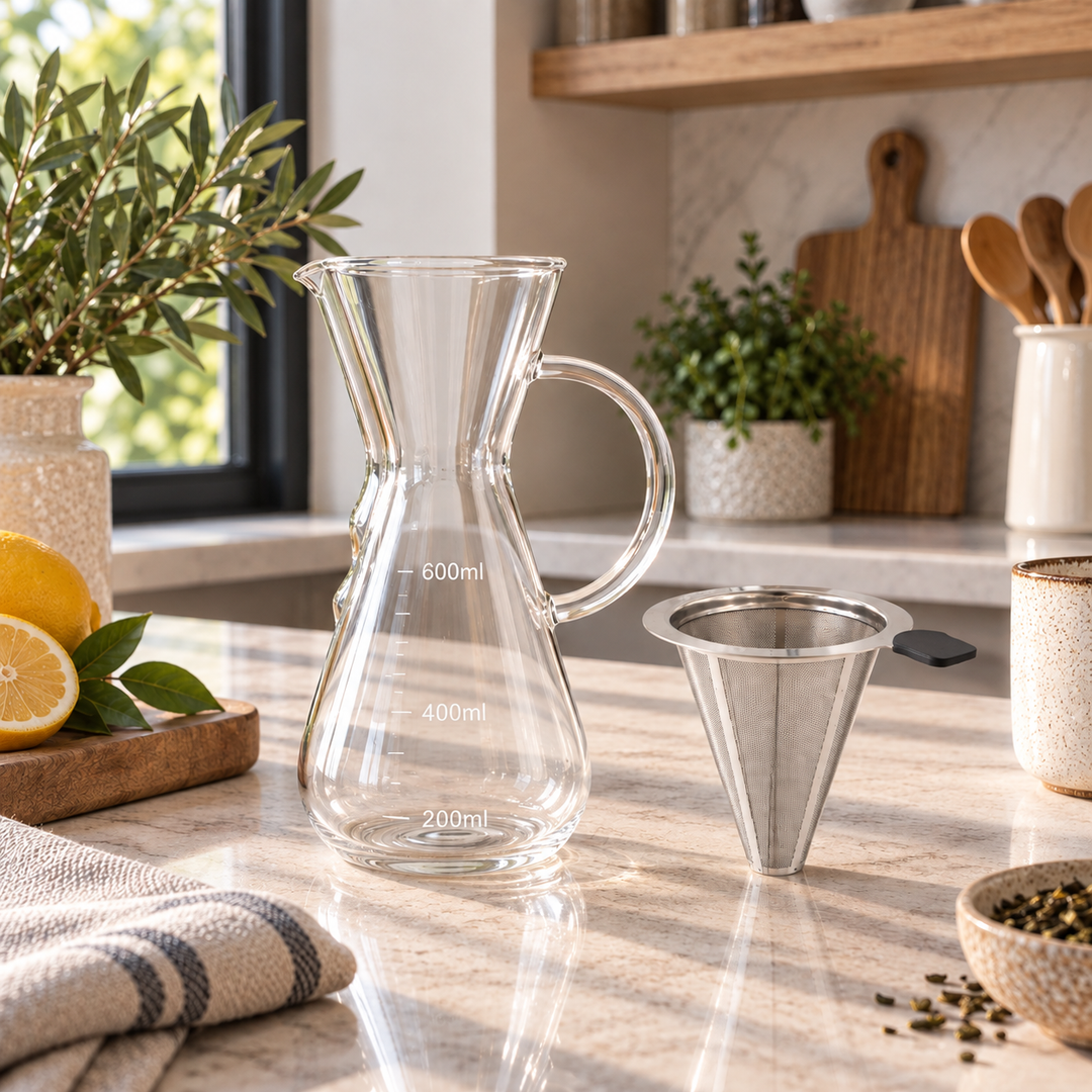 Cafetera Goteo Manual con Filtro CASONA DECO