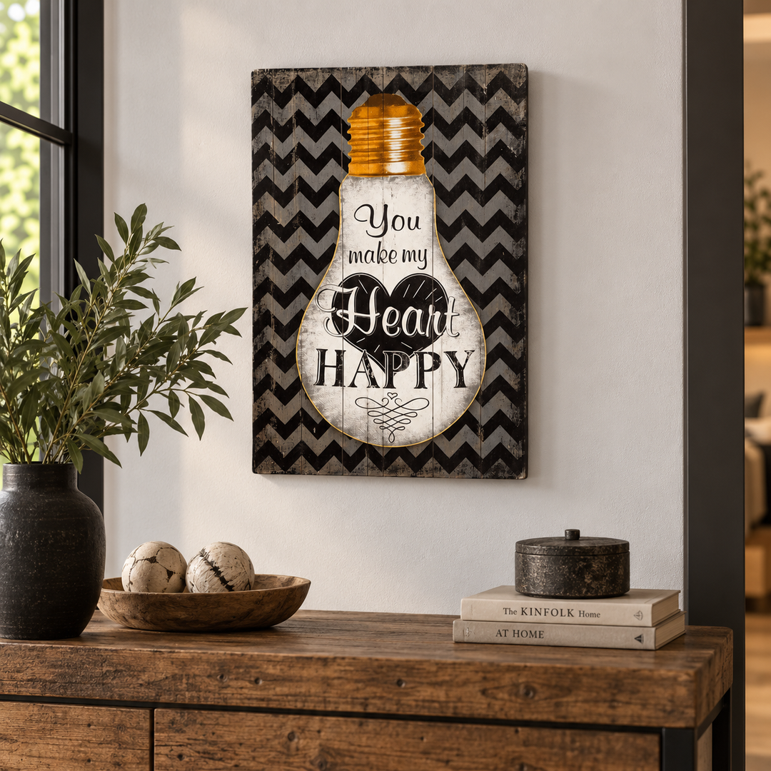 Cuadro Decorativo Ampolleta CASONA DECO 