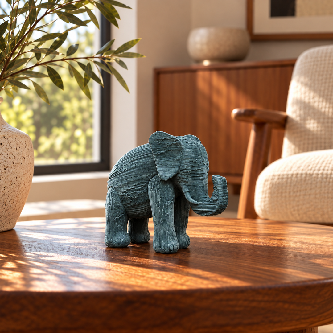 Elefante decorativo Gamuza CASONA DECO 