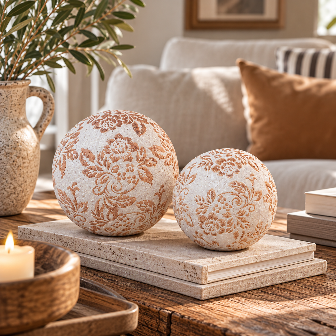 Esfera decorativa floral CASONA DECO 