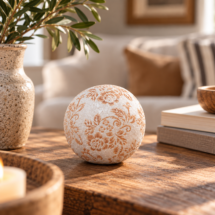 Esfera decorativa floral CASONA DECO 