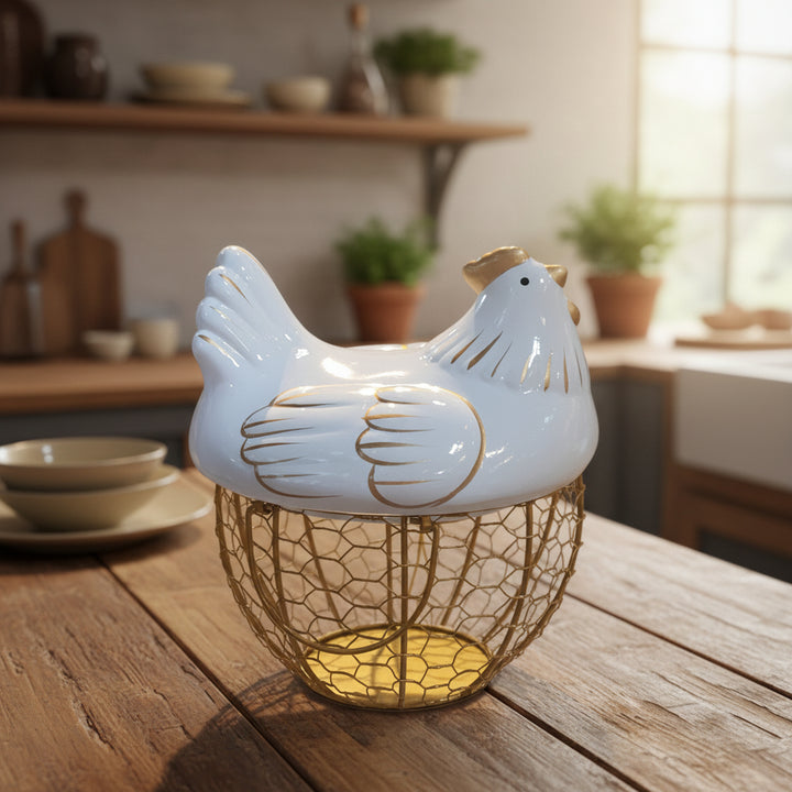 Organizador Gallina Huevera CASONA DECO 