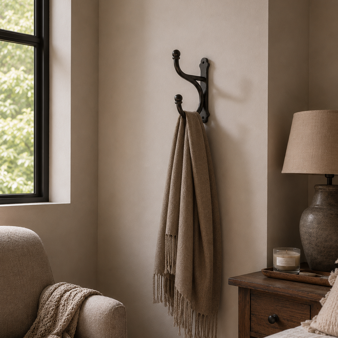Gancho para Pared Doble de hierro CASONA DECO 