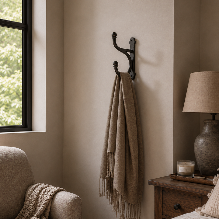 Gancho para Pared Doble de hierro CASONA DECO 