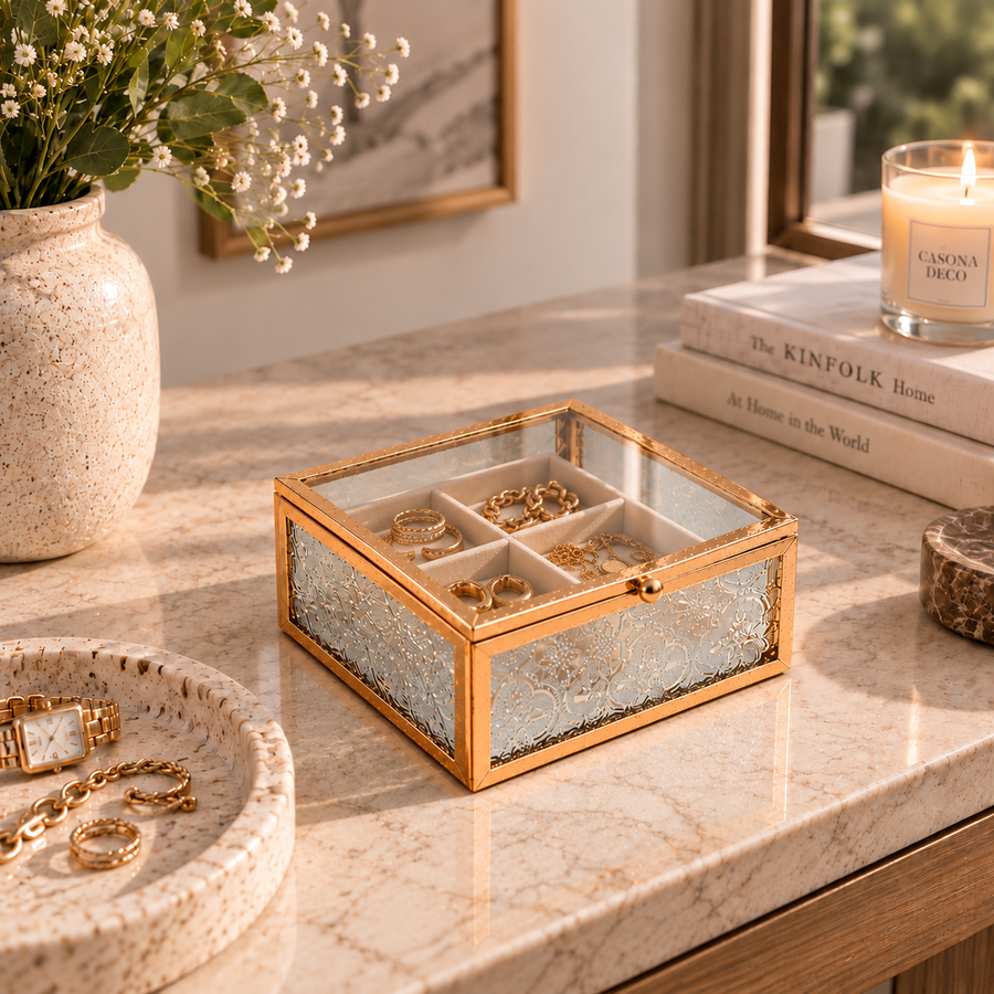 Joyero Cuadrado CASONA DECO