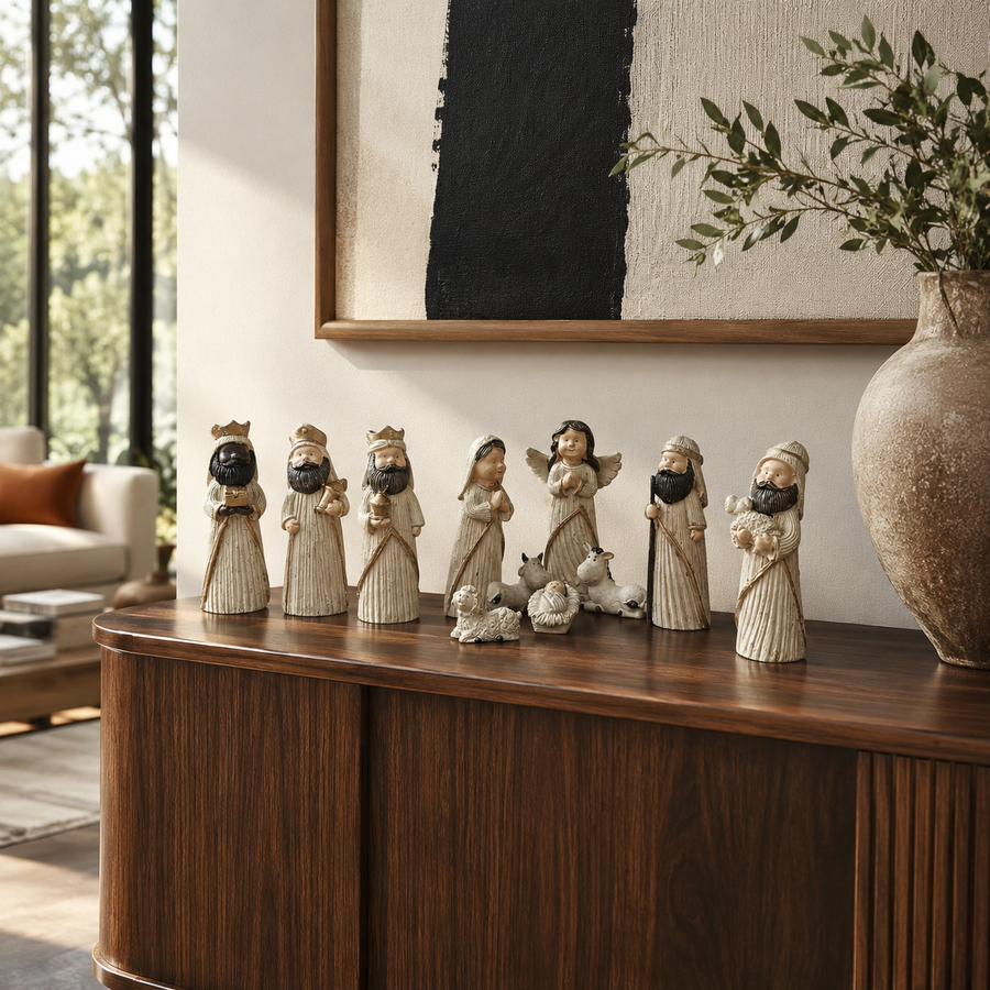 Nacimiento beige pequeño CASONA DECO decoración 