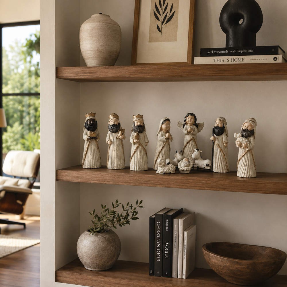 Nacimiento beige pequeño CASONA DECO decoración 