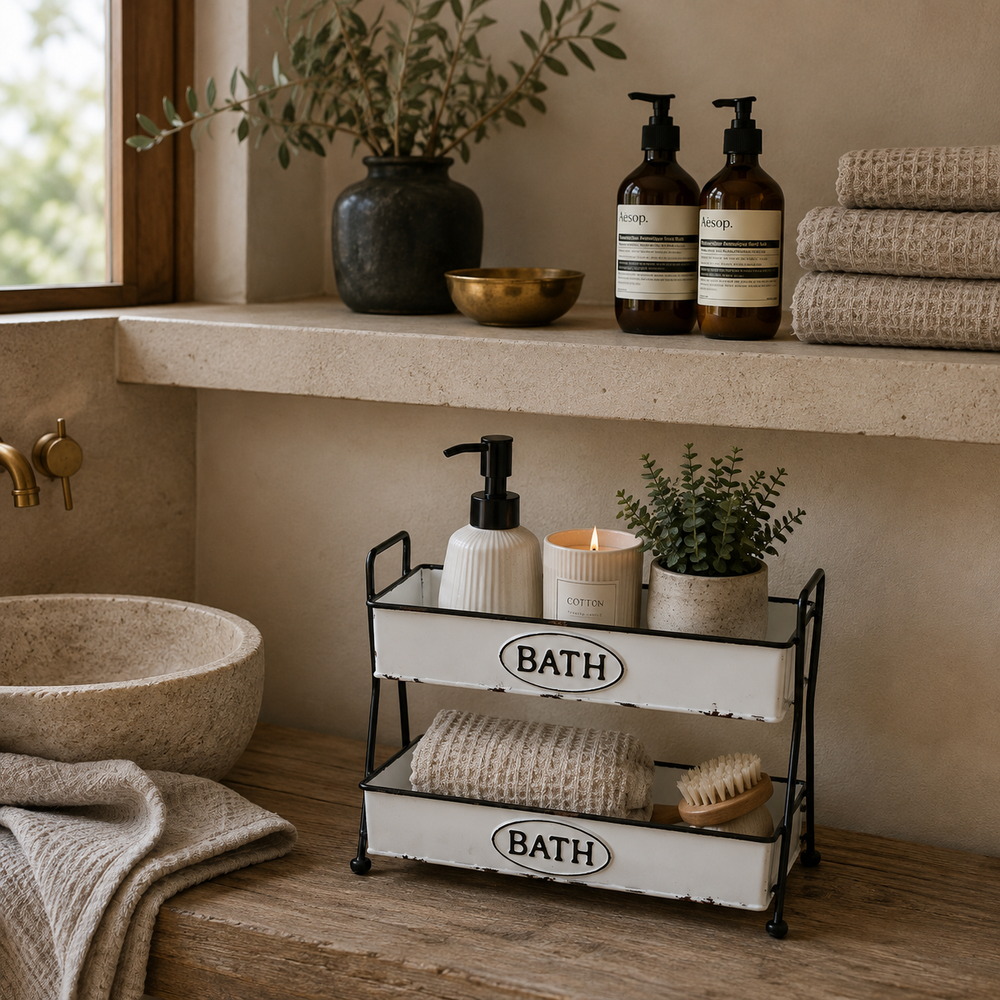 Organizador de Baño Bath Doble CASONA DECO
