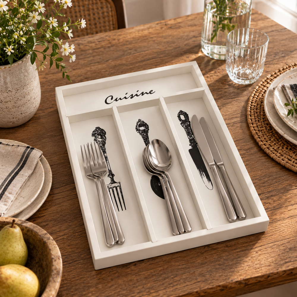Organizador de Cubiertos Abierto CASONA DECO 