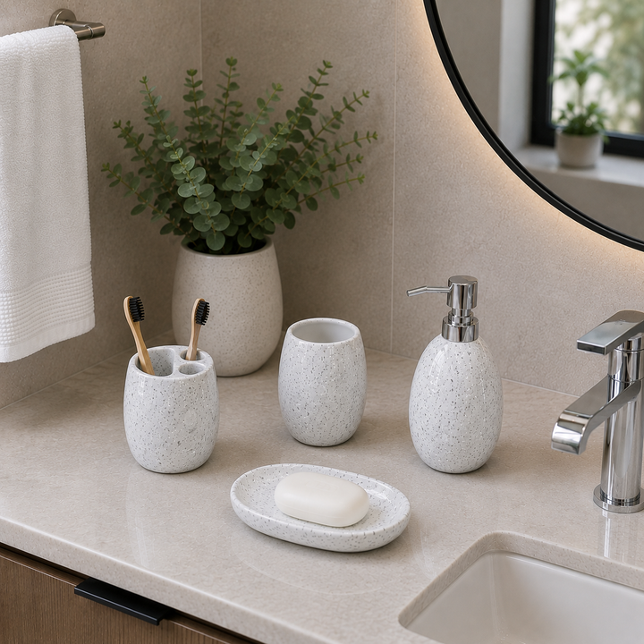 Set de Baño con dispensador