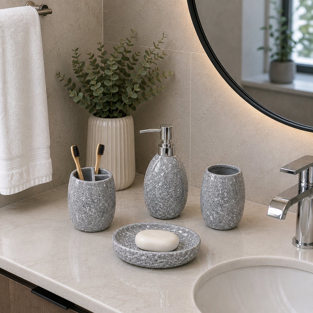 Set de Baño con dispensador