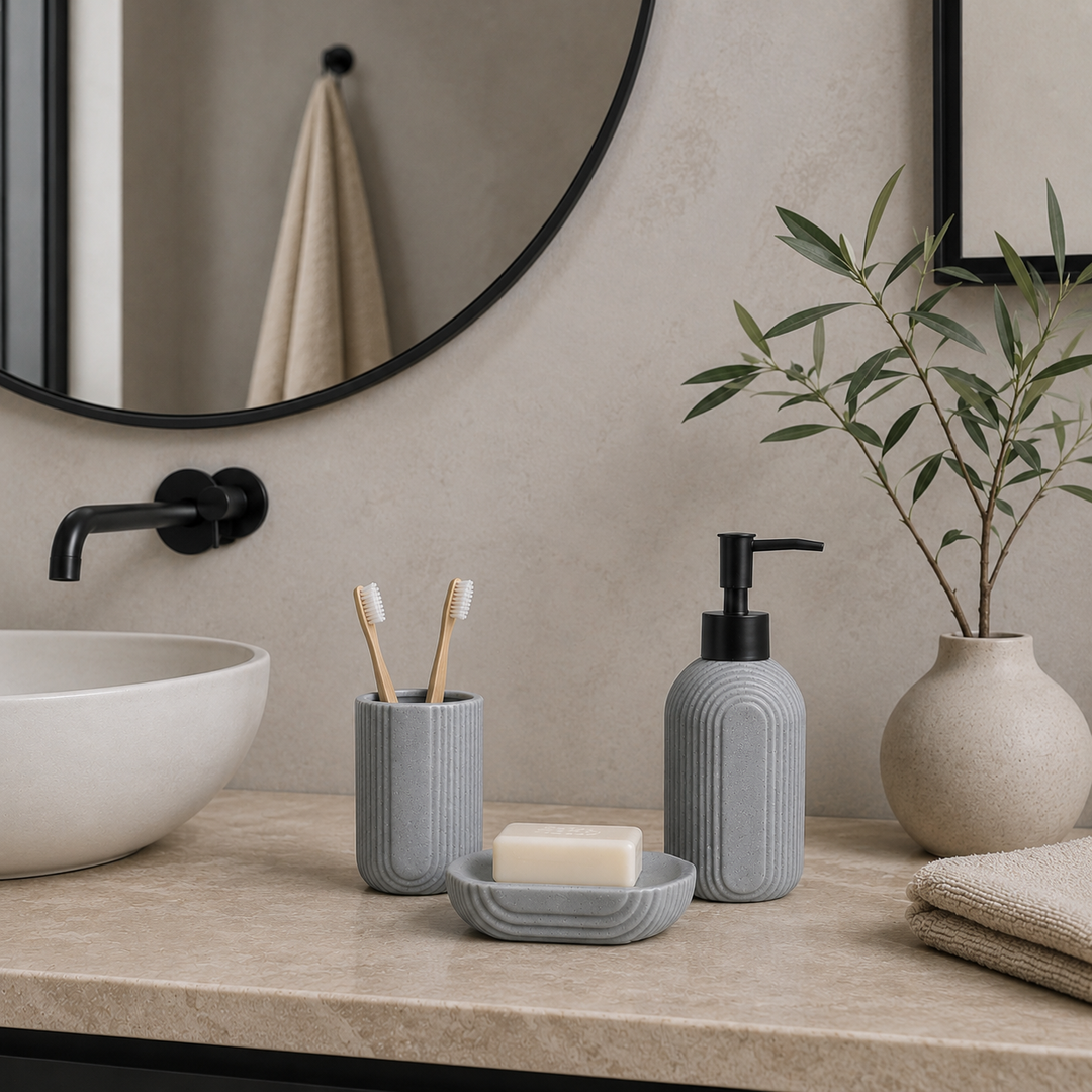 Set de Baño con dispensador