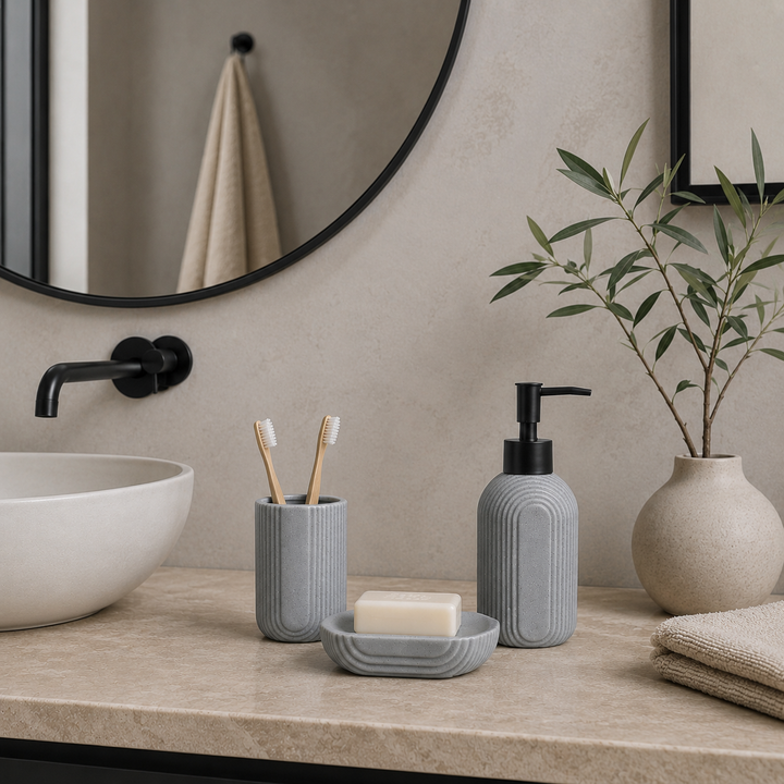 Set de Baño con dispensador
