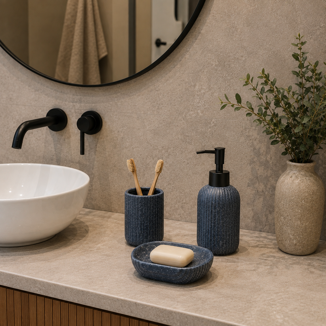 Set de Baño con dispensador