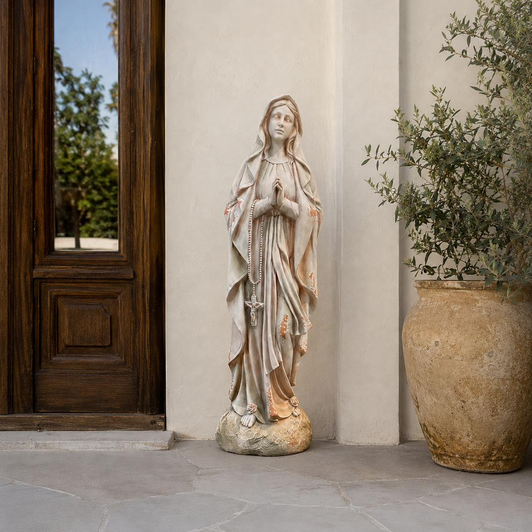 Virgen de Lourdes XXL CASONA DECO decoración 